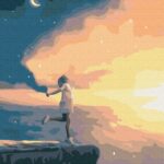 Картина за номерами "Brushme" /BS32270/ "Космічний політ" 40*50см