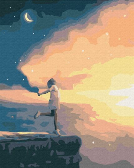 Картина за номерами "Brushme" /BS32270/ "Космічний політ" 40*50см