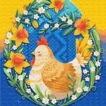 Картина за номерами "Brushme" /BS53953/ "Пасхальне Щастя"  40*50см