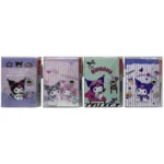 Блокнот Kuromi 10,5×13,5 см на кнопці з ручкою 60 арк – easy.net.ua