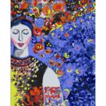 Картина за номерами "SANTI" /954253/  "Чарівна українка" 40х50см