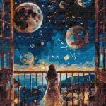 Картина за номерами "Ідейка" /KHO5138/ "Мрійлива ніч" 40х50см