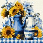 Картина за номерами "Ідейка" /KHO5739/ "Сонячна кава" 40x40см