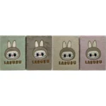 Блокнот А5/80арк. /М-119/ # хутряна обкладинка "Labubu Лабубу-голова"