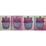 Блокнот А5/80арк. /М-121/ хутряна обкладинка "Сипкі кульки-Котик"