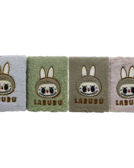 Блокнот А6/80арк. /А6-М-001/ хутряна обкладинка "Лабубу"