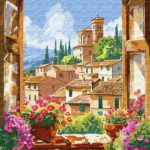 Картина за номерами "Ідейка" /KHO6349/ "Улюблена Тоскана" 40*50см