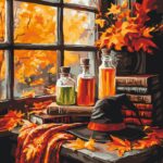 Картина за номерами "Brushme" /BS54182/ "Хелловінський настрій"  40*50см