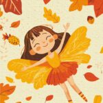 Картина за номерами "Brushme" /KBS0168/ "Осіння фея"  30*40см