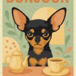 Картина за номерами "Ідейка" /KHO6808/ "Постер. Ранок з чіхуахуа" 30x40см