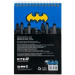 Блокнот А6/48 "Kite" /DC25-S03/ + ручка,олівець,лінійка, 4предмети, DC Batman - Зображення 4