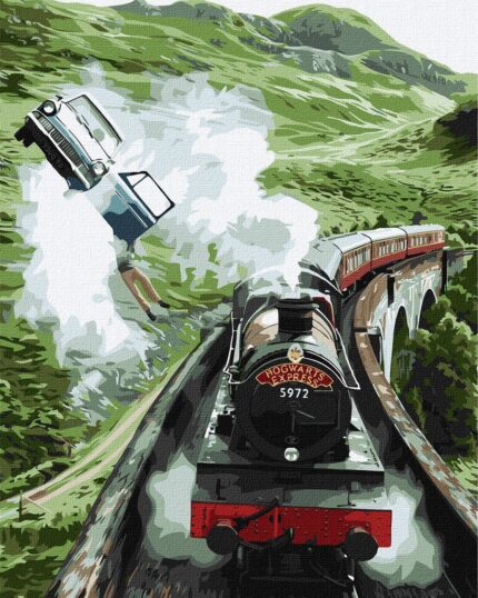 Картина за номерами "Ідейка" /KHO5231/ "Harry Potter: Політ до Гоґвортсу" 40*50см