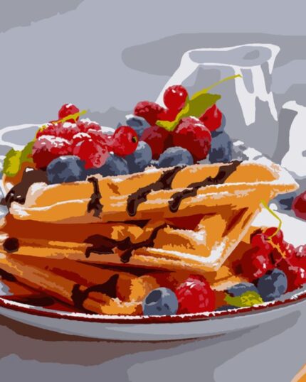 Картина за номерами "SANTI" /954509/ "Спокусливий сніданок" 40*50 см