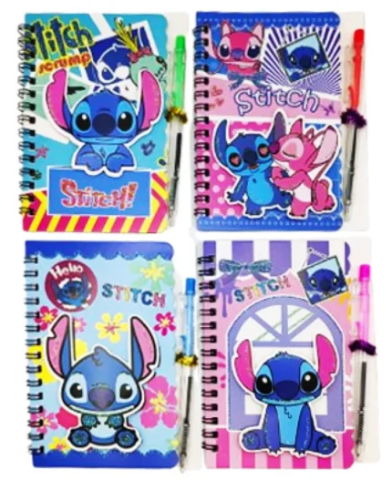 Блокнот А6/30арк. /DB-816/ на спіралі з ручкою "Стіч"