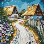 Картина за номерами "Ідейка" /KHO5161/ "Хатина" 30*40см