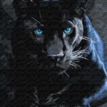 Картина за номерами "Ідейка" /KHO6813/ "Дика пантера" 40*50см