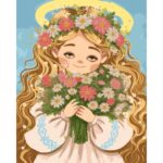 Картина за номерами з алмазною мозаїкою "SANTI" /954904/ "Весняночка", 40*50 см