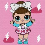 Картина за номерами "Ідейка" /KHO1322/ "LOL Surprise! Game on. Fancy" 25x25см