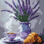Картина за номерами "Ідейка" /KHO3324/ "Лавандовий натюрморт" 30*40см