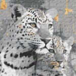 Картина за номерами "Ідейка" /KHO6942/ "Золоті джунглі з фарбами металік" 40*50см