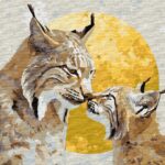 Картина за номерами “Пильний захист” 40×50 см металік Ідейка – easy.net.ua