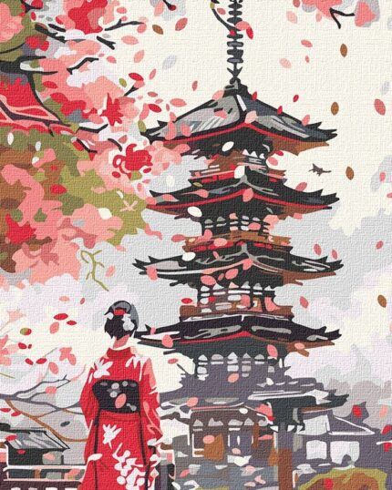 Картина за номерами "Ідейка" /KHO8705/ "Десь у Японії" 40*80см