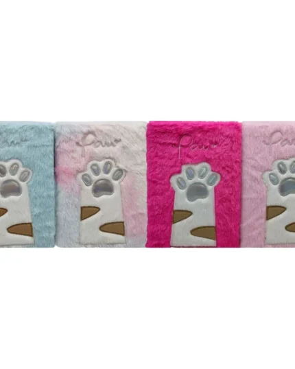 Блокнот А5/80арк. /М-107-А/ хутряна обкл. "Лапка"