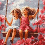 Картина за номерами "Ідейка" /KHO8364/ "Найкращі подружки" 40*50см