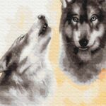 Картина за номерами "Brushme" /BS52815/ "Вовки-охоронці" 40*50см
