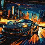 Картина за номерами "Ідейка" /KHO3644/ "Нічне місто" 40*50см