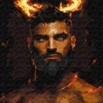 Картина за номерами "Ідейка" /KHO8607/  "Брутальний стиль" 40*50см