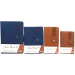 Блокнот A5 на кнопці з ручкою (шкірозам, тиснення, 80 арк) – easy.net.ua