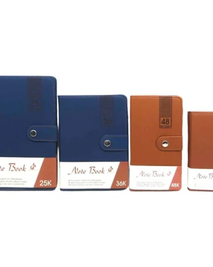 Блокнот A5 на кнопці з ручкою (шкірозам, тиснення, 80 арк) – easy.net.ua