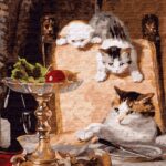 Картина за номерами "Ідейка" /KHO4329/ "Прихильники сиру" 40x50см