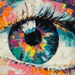 Картина за номерами "Ідейка" /KHO5058/ "Райдужний погляд" 40x50см