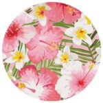 Картина за номерами "Brushme" /RC00043M/ "Острівні квіти" ø30см