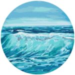 Картина за номерами "Brushme" /RC00065L/ "Хвиля" ø40см