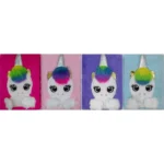 Блокнот А5/80арк. /М-116/ хутряна обкладинка "Єдиноріг"