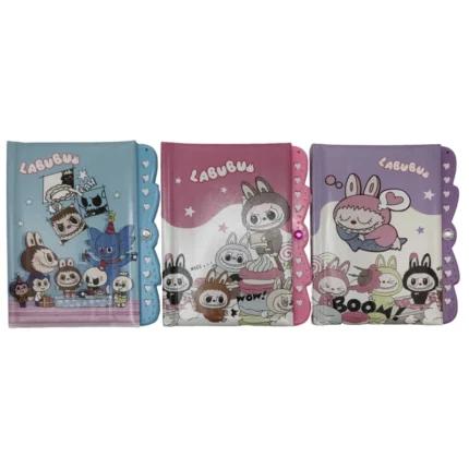 Блокнот 10*15см/50арк./64К-С-0294/ на замочку з секретом "Labubu Лабубу"