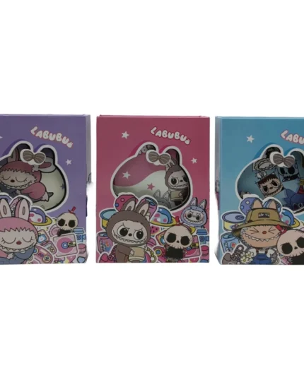 Блокнот 13*16см/50арк./64K-В-0364/ на замочку у коробці "Labubu Лабубу"