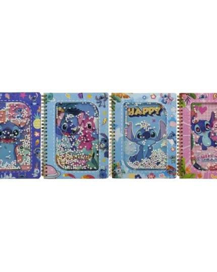 Блокнот А5/60арк. /32К-104/LXQ_32K-3/ на спіралі "Сипучі кульки-Стіч"