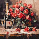 Картина за номерами "Brushme" /BS53882/ "Шампанське на двох" 40*50см