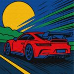 Картина за номерами "Ідейка" /KHO1314/ "Зі швидкістю вітру" 25x25см