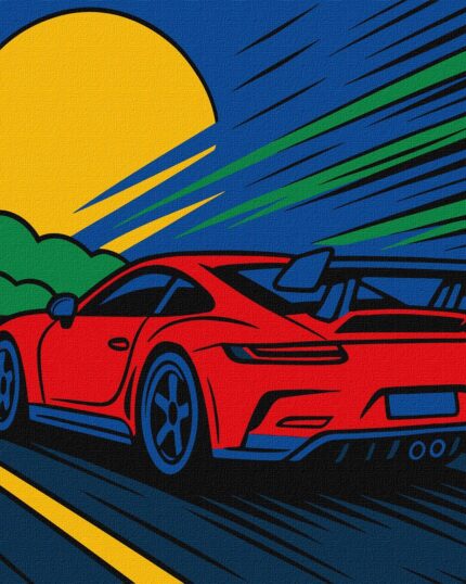 Картина за номерами "Ідейка" /KHO1314/ "Зі швидкістю вітру" 25x25см