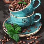 Картина за номерами "Ідейка" /KHO5636/ "Ароматні кавові зерна" 30х40см