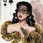 Картина за номерами "Ідейка" /KHO4838/ "Пікова дама" 40х50см