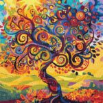 Картина за номерами "Ідейка" /KHO5140/ "Древо буття" 30*40см