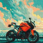 Картина за номерами "Brushme" /BS54129/ "Байк" 40*50см