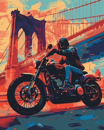 Картина за номерами "Brushme" /BS54131/ "Дух міста" 40*50см