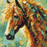 Картина за номерами "Brushme" /BS54165/ "Кінь" 40*50см